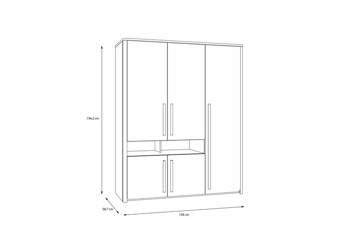 Ahmetbay Garderobe 59x158 Cm - Bilde 7