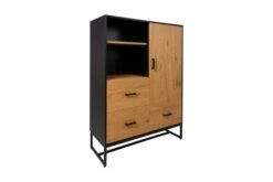 Amsterdam Kommode Eik/Svart