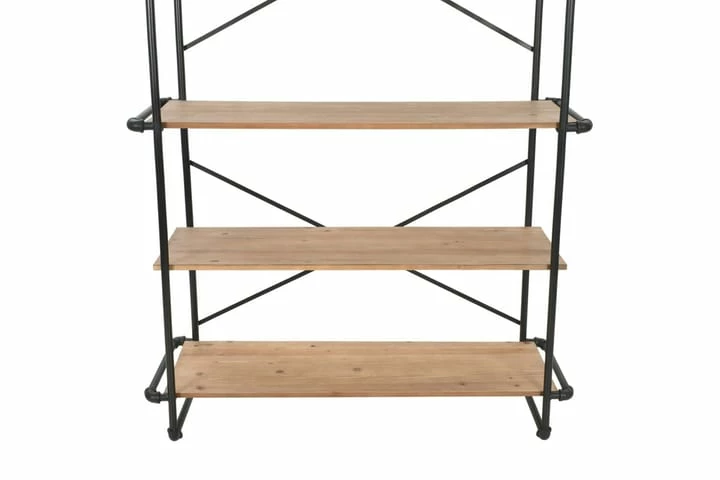 Bokhylle Heltre Edelgran Og Stål 120x42x180 Cm - Bilde 14