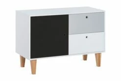 VOX Concept Kommode Hvit / Grå / Svart