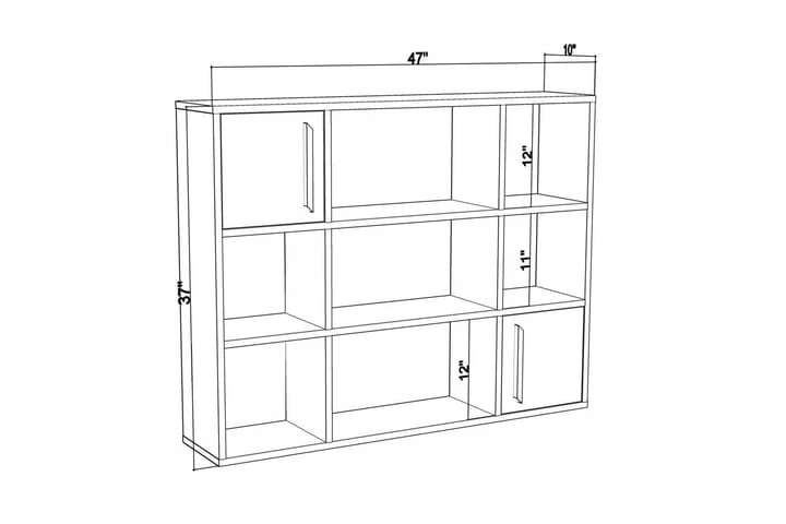 Desgrar Bokhylle 120x93,6 Cm - Bilde 6