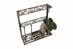 Esschert Design Støvelstativ Størrelse S Støpejern LH58