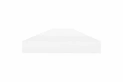 Flytende Vegghylle Eik Og Hvit 100x23,5x3,8 Cm MDF