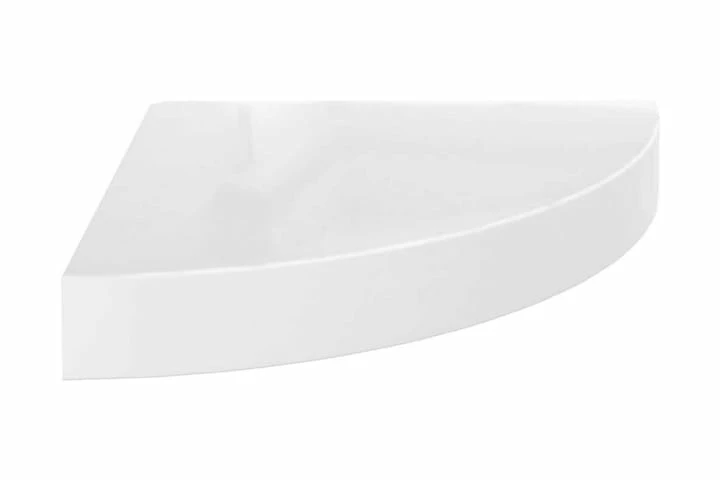 Flytende Vegghyller 2 Stk Hvit 25x25x3,8 Cm MDF - Bilde 2