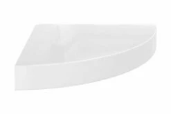 Flytende Vegghyller 2 Stk Hvit 25x25x3,8 Cm MDF