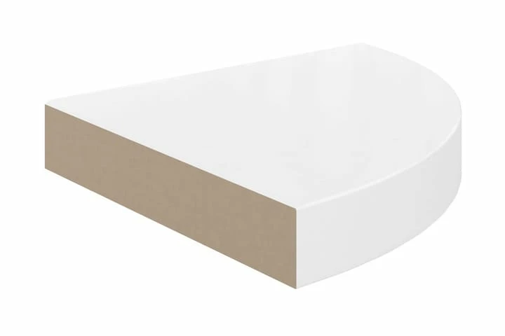 Flytende Vegghyller 2 Stk Hvit 25x25x3,8 Cm MDF - Bilde 13