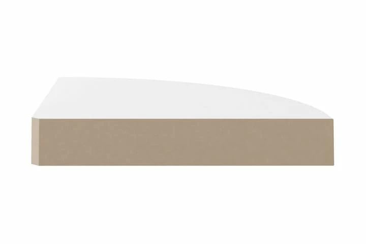 Flytende Vegghyller 2 Stk Hvit 25x25x3,8 Cm MDF - Bilde 7