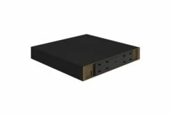 Flytende Vegghyller 2 Stk Svart 23x23,5x3,8 Cm MDF