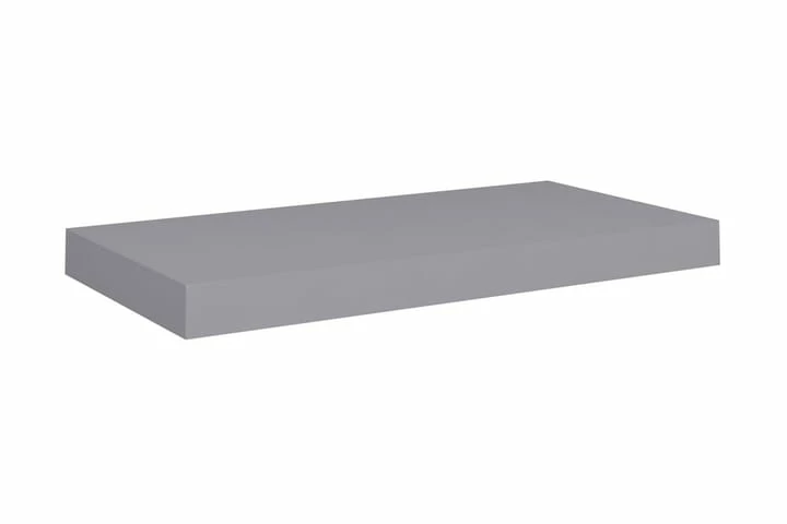 Flytende Vegghyller 4 Stk Grå 50x23x3,8 Cm MDF - Bilde 15