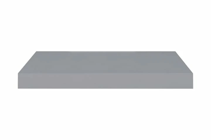 Flytende Vegghyller 4 Stk Grå 50x23x3,8 Cm MDF - Bilde 16