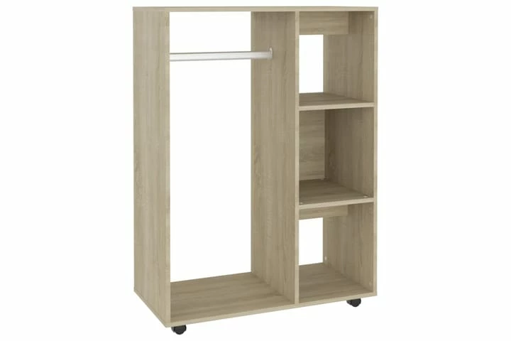 Garderobe Sonoma Eik 80x40x110 Cm Sponplate - Bilde 8