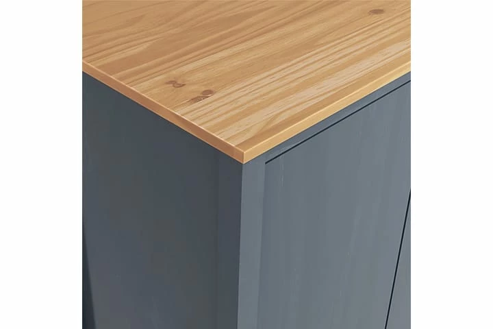 Garderobeskap 2 Dører Hill Range Grå 89x50x170 Cm - Bilde 13