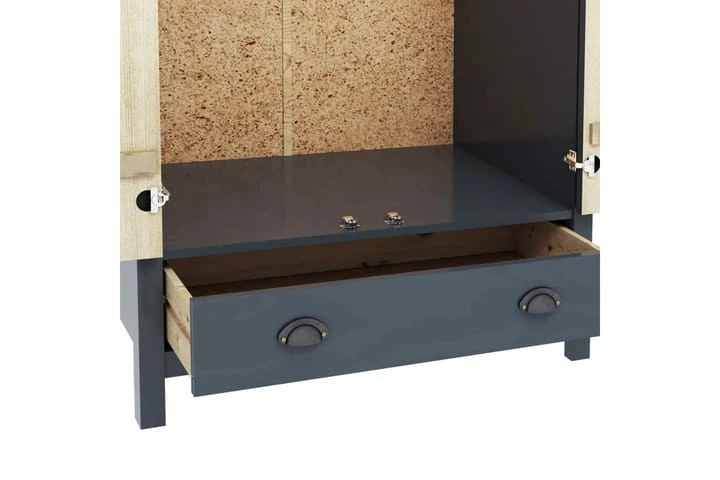 Garderobeskap 2 Dører Hill Range Grå 89x50x170 Cm - Bilde 14