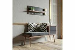 Hall Stand Valnøtt|Antrasitt