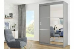 Isolaz Garderobe Med Speil LED-belysning RGB