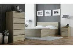 Karona Kommode 70x43x124 Cm Med 5 Skuffer