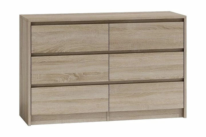 Karona Kommode 75x40x120 Cm Med 6 Skuffer - Bilde 3