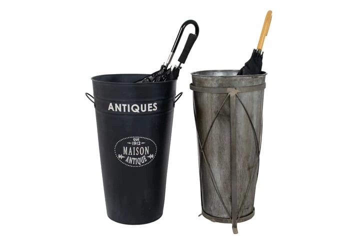 Maison Antique Paraplystativ Grå - Bilde 4