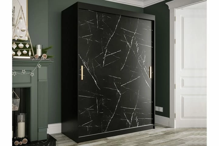 Marmuria Garderob 150 Cm Marmormønster - Bilde 4