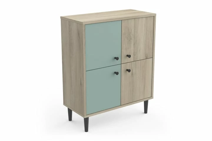 Moglyr Kommode 4 Skuffer 61x29 Cm - Bilde 9