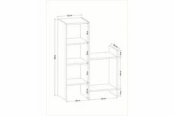 Molynes Skoskap Skap 87x37 Cm