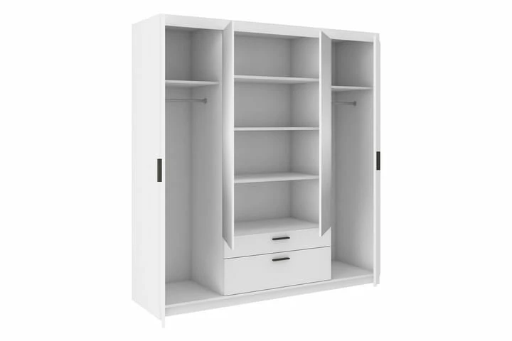 Norrbyn Garderobe Med Speil 53x190x176,3 Cm - Bilde 9