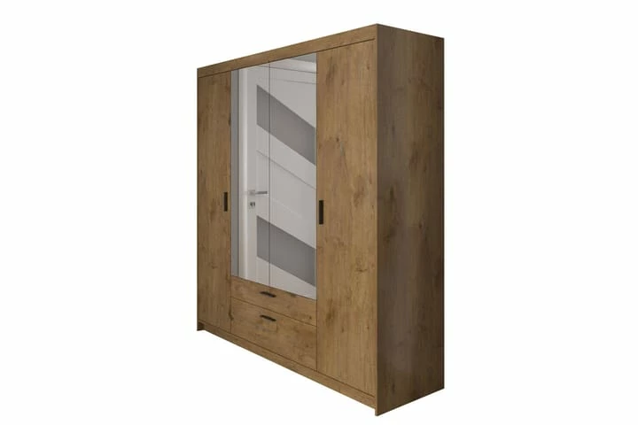 Norrbyn Garderobe Med Speil 53x190x176,3 Cm - Bilde 8