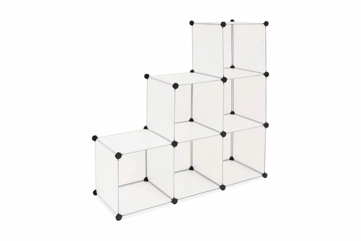 Oppbevaringkube Med 6 Kamre Hvit - Bilde 8