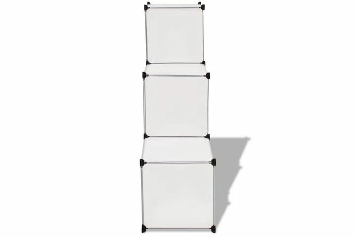 Oppbevaringkube Med 6 Kamre Hvit - Bilde 6