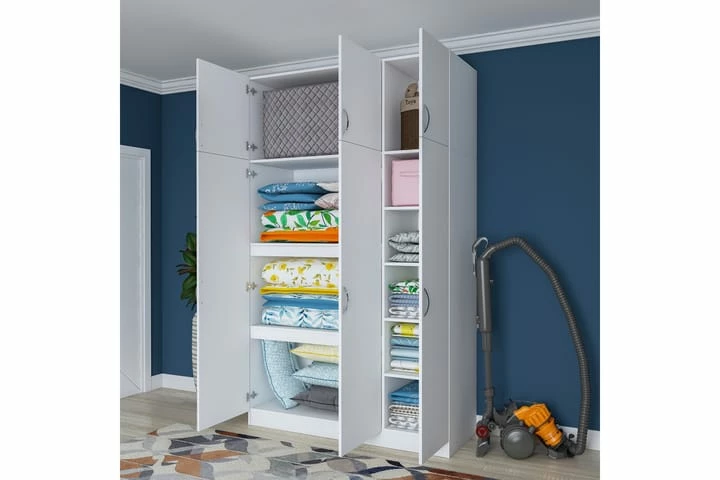 Ostin Garderobe 6 Skap 55x145 Cm - Bilde 6