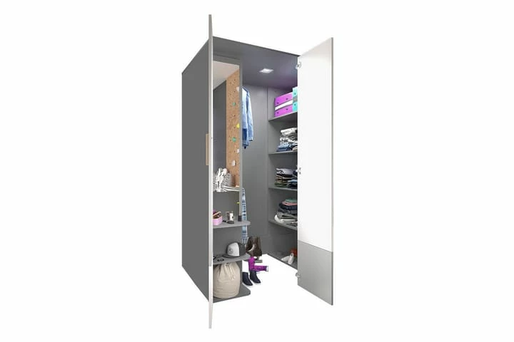 Pok Garderobe 130x93x193 Cm - Bilde 2