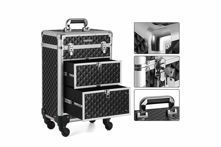 Songmics Qrisp Makeupboks Portabel - Bilde 9