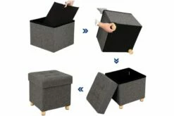 Songmics Qrisp Puff Med Oppbevaring