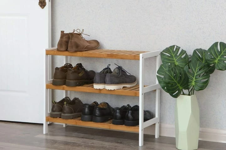 Songmics Qrisp Skohylle Med Nivåer Bambus - Bilde 7