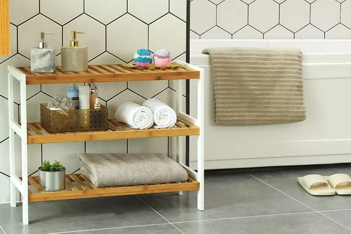 Songmics Qrisp Skohylle Med Nivåer Bambus - Bilde 6