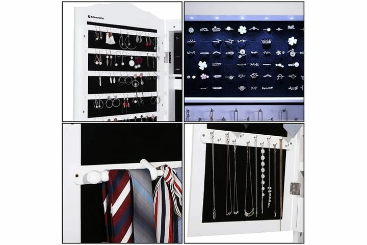 Songmics Qrisp Smykkeskap LED - Bilde 12