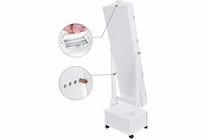 Songmics Qrisp Smykkeskap LED - Bilde 5