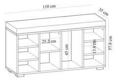 Rinorea Skoskap 110x57,8 Cm