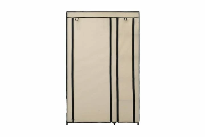 Sammenleggbare Garderober 2stk Kremfarget 110x45x175cm Stoff - Bilde 10