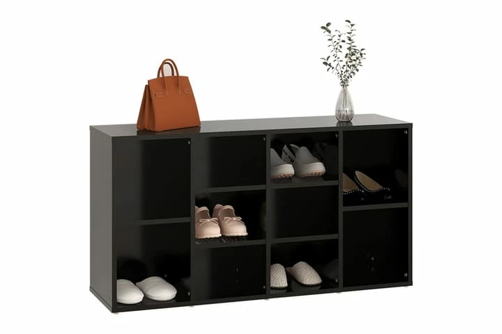 Skobenk Svart 103x30x54,5 Cm Sponplater - Bilde 8