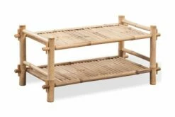 Skohylle 2 Etasjer Bambus