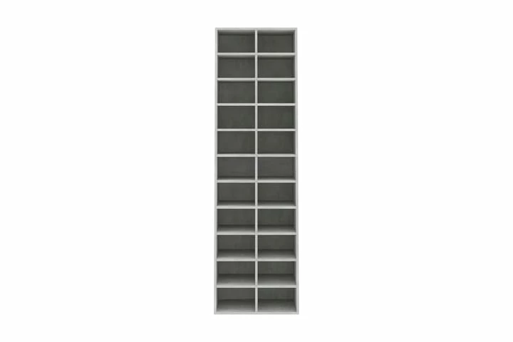 Skoskap Betonggrå 54x34x183 Cm Sponplate - Bilde 8