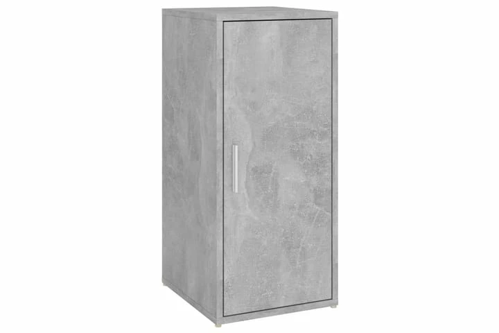 Skoskap Grå 2 Stk Betonggrå 32x35x70 Cm Sponplate - Bilde 5