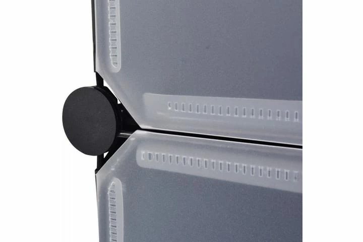 Skoskap Med Arrangør 10 Rom Svart - Bilde 10