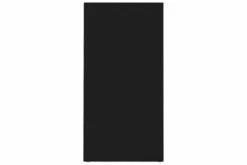 Skoskap Svart 2 Stk 31,5x35x70 Cm Sponplate