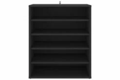 Skoskap Svart 60x35x70 Cm Sponplate