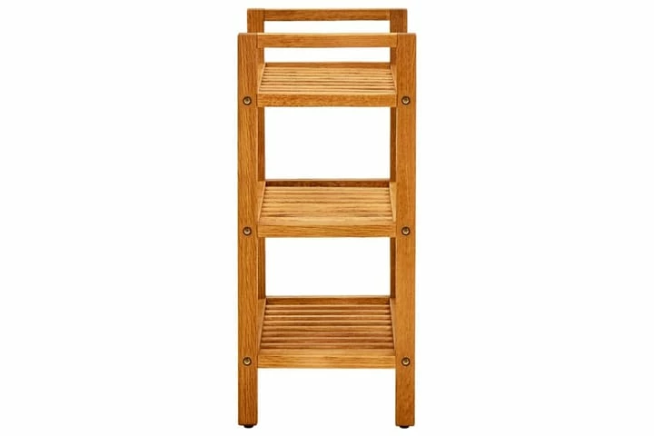 Skostativ Med 3 Hyller 50x27x60 Cm Heltre Eik - Bilde 6