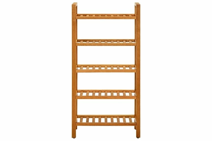Skostativ Med 5 Hyller 50x27x100 Cm Heltre Eik - Bilde 12