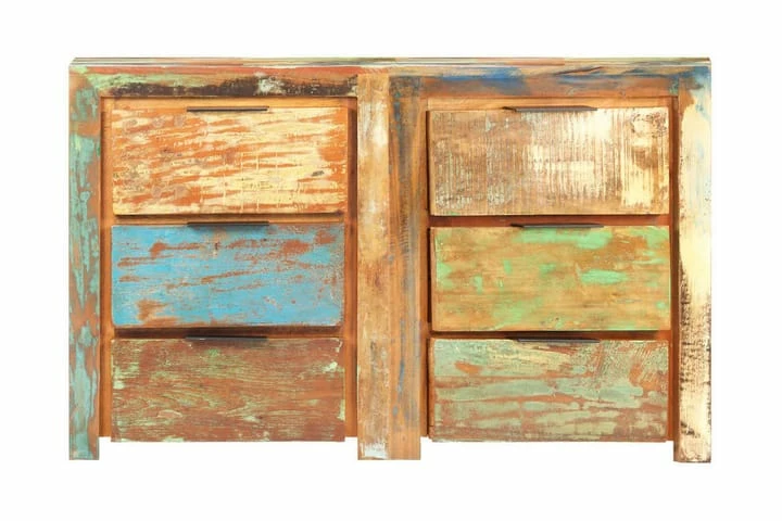 Skuffeskap 118x33x75 Cm Gjenvunnet Heltre - Bilde 5