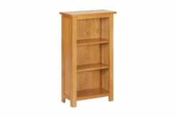 Smal Bokhylle 45x22,5x82 Cm Heltre Eik & MDF